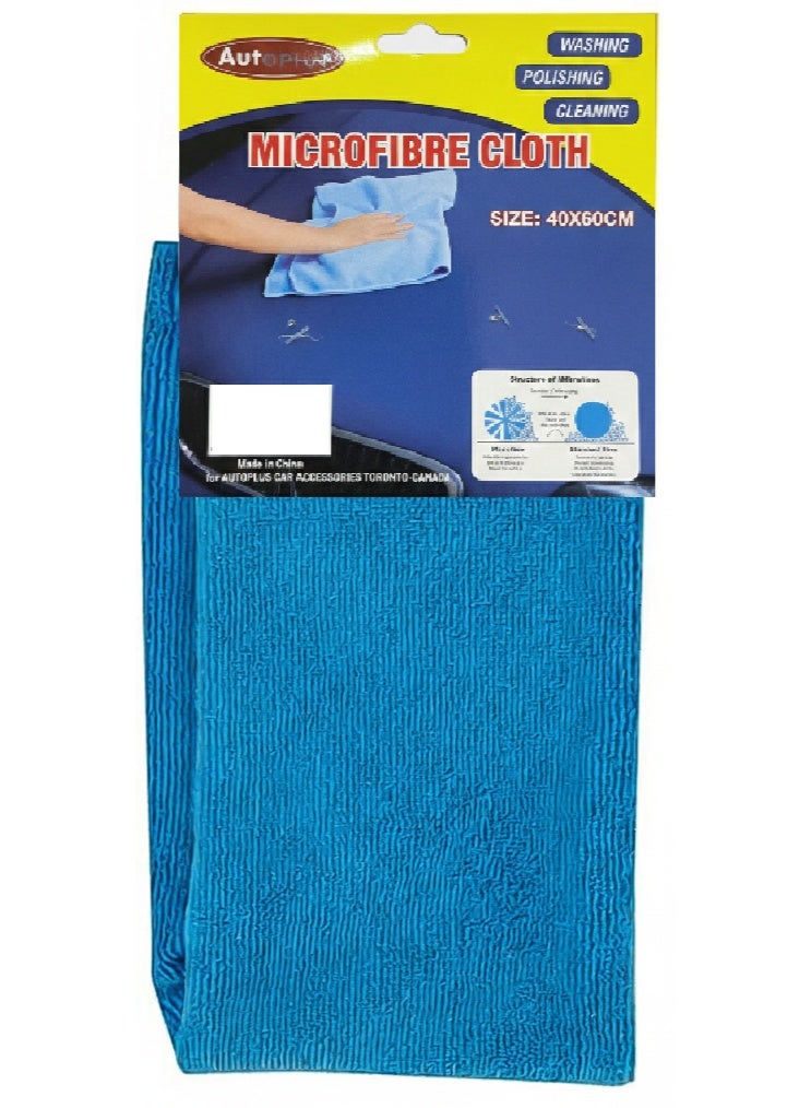 Autoplus Microfibre Blue Cloth For Washing Polishing & Cleaning 40X60Cm - Image 1